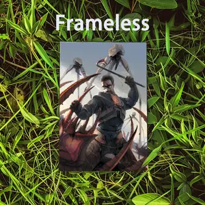 Poster Modern art 2D poster, suitable for bedroom living 2 room decor. Vibrant colors, clear H-Half Game images ideal for L-Life home office decor Canvas Material