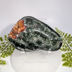 4.5 Inch Seraphinite Aa with Fluorescent Calcite