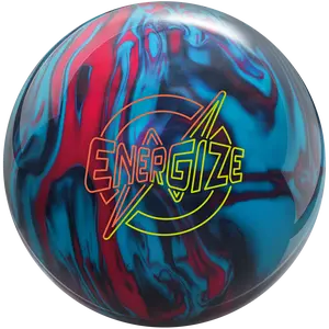Brunswick Energize Bowling Ball - Red/Black/Blue