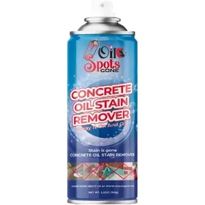 Oil Spots Gone! Instant Oil Stain Remover from Concrete: Removes and Cleans Oil and Grease from Garage Floors and Driveways in as Little as 10 Seconds