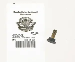 New OEM Genuine Harley-Davidson Fastener With Rubber Logo 5, 44232-95