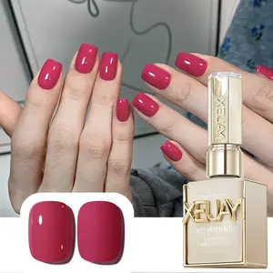 1PC 15ML Nail Polish Glue New Plum Color Rose Red No. 85 Autumn and Winter White High Saturation Firm and Long-lasting Nail Art Design Nail Salon DIY Salon Gel