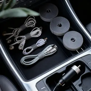 Transform Your Space with This 5M*2 Cable Management Tape for Home Organization & Cable Tie Magic