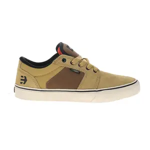 Etnies Mens Barge Lifestyle Skate Skate Sneakers Shoes - Beige, Brown
