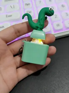 Luminous Sound Emitting Lizard Keychain, Stress Relief Toy, Fun Prank Gift, Desktop Decoration, Backpack Accessory, All Seasons