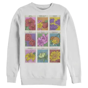 Men's Disney Princess Flower Seeds Sweatshirt