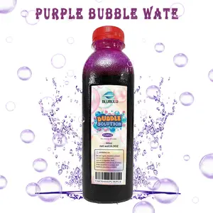 BLUBULU 500ml Color Bubble Liquid Refill - Long lasting, safe, non-toxic, suitable for Easter, parties, weddings Utensils Romantic
