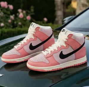 Nike Dunk High Hoops Pack Pink DX3359-600 Womens New