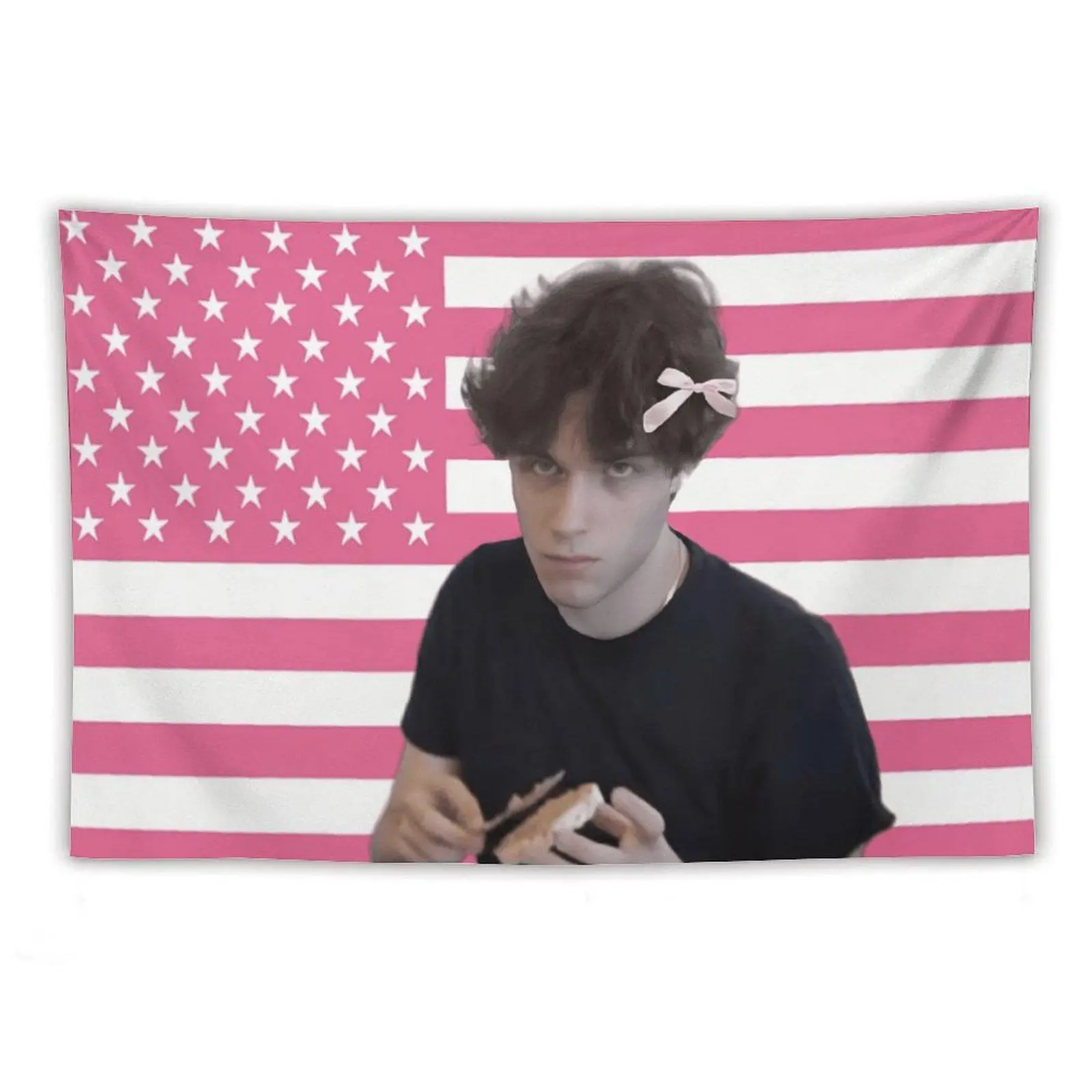 Matt Star Sturniolo Animal & Geo Full Print Rectangular Plaid Tapestry Poster, Hand-Washable, Fan Merch for Bedroom, Living Room Wall Decoration