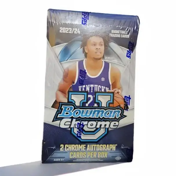 (1 Pack) Topps 2024 Bowman Chrome University Basketball Hobby