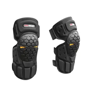 Adjustable Strap Cycling Knee Pads, Freely Adjustable Tightness, Snug Fit on Legs, Wear-resistant and Fall-proof Protective Sleeves for Motorcycle and Outdoor Riding