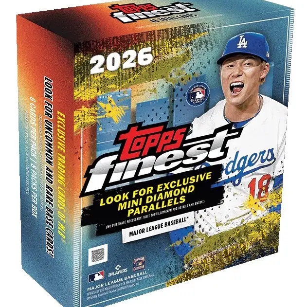 2026 Topps Finest Baseball Mega Box