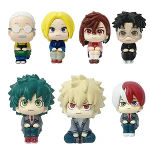 My Hero Academia Q Version Figure, Super Natural Armed Party Collection, Daily Life Series Anime Collectible Gift, Collectible Figurines