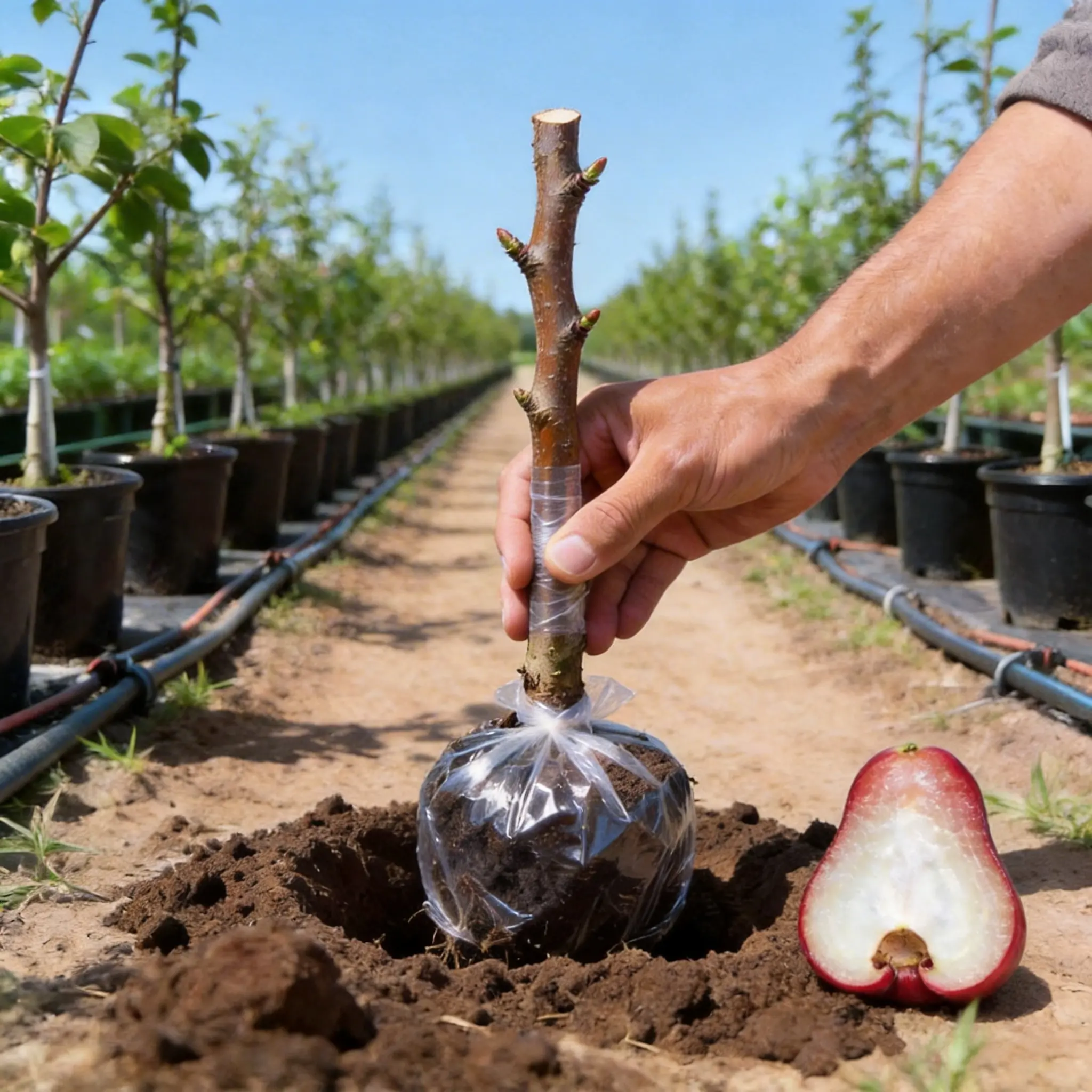 Wax Apple Tree Sapling | Crisp & Refreshing Homegrown Fruit | Strong ...