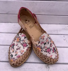Huarache Sandals - Mexican Style - Colorful leather - Handmade Natural-Fussia