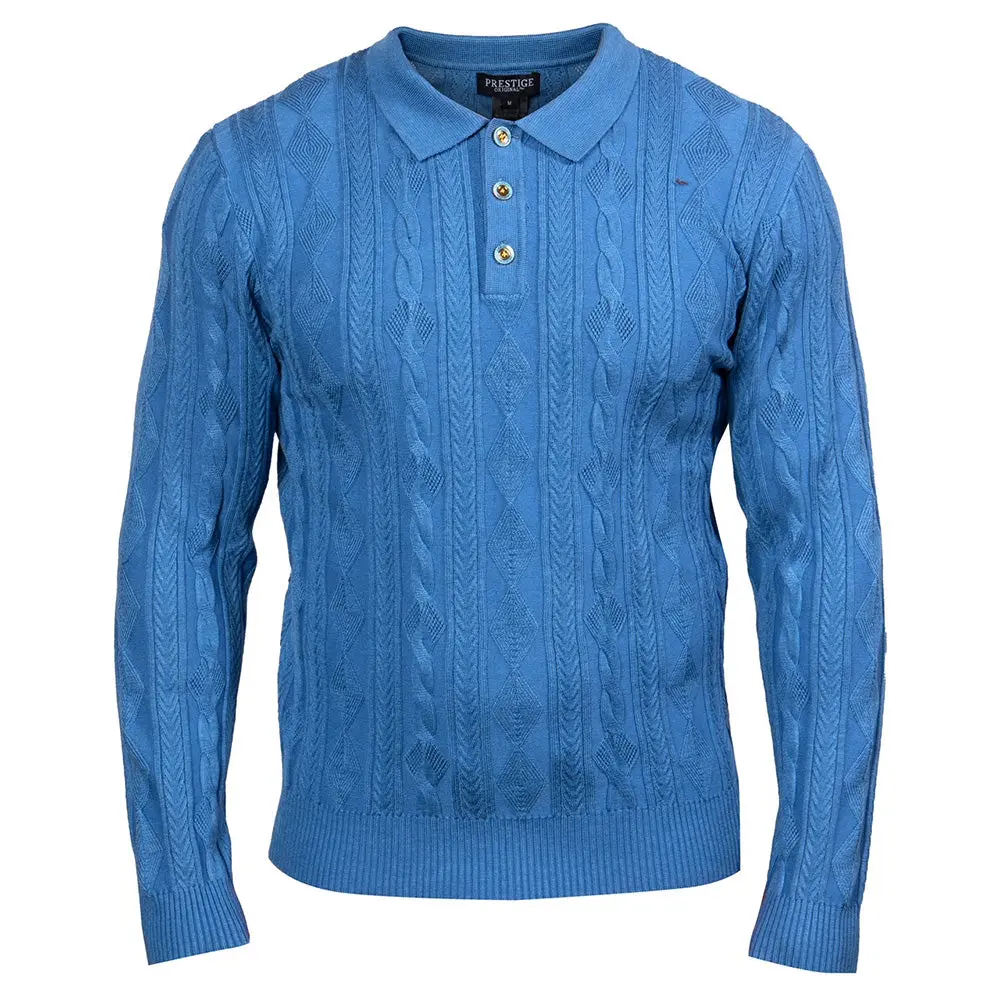 Prestige SW 210 Long Sleeve Polo Sweater