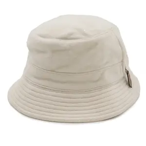 Pre-owned HERMÈS Cashmere Small Leather Goods Hermes Bucket Hat