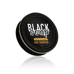 Men's Volumizing & Nourishing Shampoo Bar - Cleanses and Strengthens Hair, Promotes Healthy Shine and Prevents Breakage, Black Hair Care