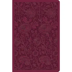 ESV Value Compact Bible (Trutone, Raspberry, Floral Design)