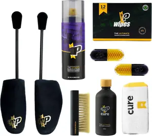 The  Shoe Care Bundle Pack - Shoe or  - Sneaker Cleaner Kit - Quick Cleaning Wipes - Shoe Tree - Sneaker Freshener