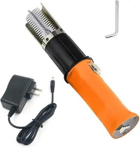 Electric Fish Scaler, Cordless Fish Scaler Scale Scraper Remover Cleaner Skinner Kit Build in 12V Rechargeable