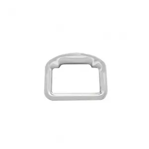 United Pacific - Chrome Plastic Glove Box Emblem Bezel with Visor for Peterbilt American Class