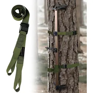 Heavy Duty Tree Climbing Stick Replacement Straps, Adjustable Hunting Gear for Hang-On Stands & Platforms, Durable Nylon Webbing with 400LB Load Capacity, Universal Fit for Most Climbing Sticks, 6.5FT Length