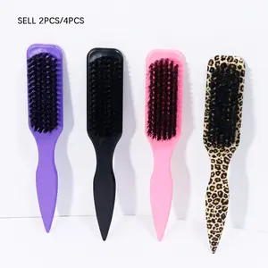 Smooth Hair Brush for Smooth Hair, Detangling Brush, Edge Control, Men's Beard Brush, Multi-Functional Home Use, Barber Salon Beauty Travel Essential