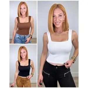 Seamless Textured Tank Top (Reg.)-3 Colors