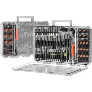 86PCS Magnetic Impact Nut Driver Set Metric & SAE with Socket Adapters, Wing Nut Driver, Universal Sockets, Bit Holder, Quick Release Extension, Power Bits, Storage Box