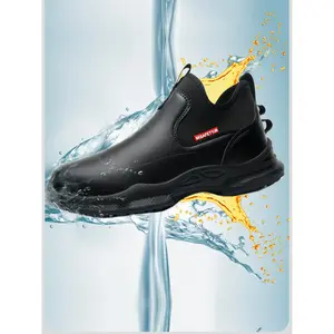 Seasonal Non-Slip Chef Shoes, Work Safety Shoes, Super Anti-Slip Design, Thick Rubber Sole, Unisex, Sizes 37-47, Casual Style, All Seasons