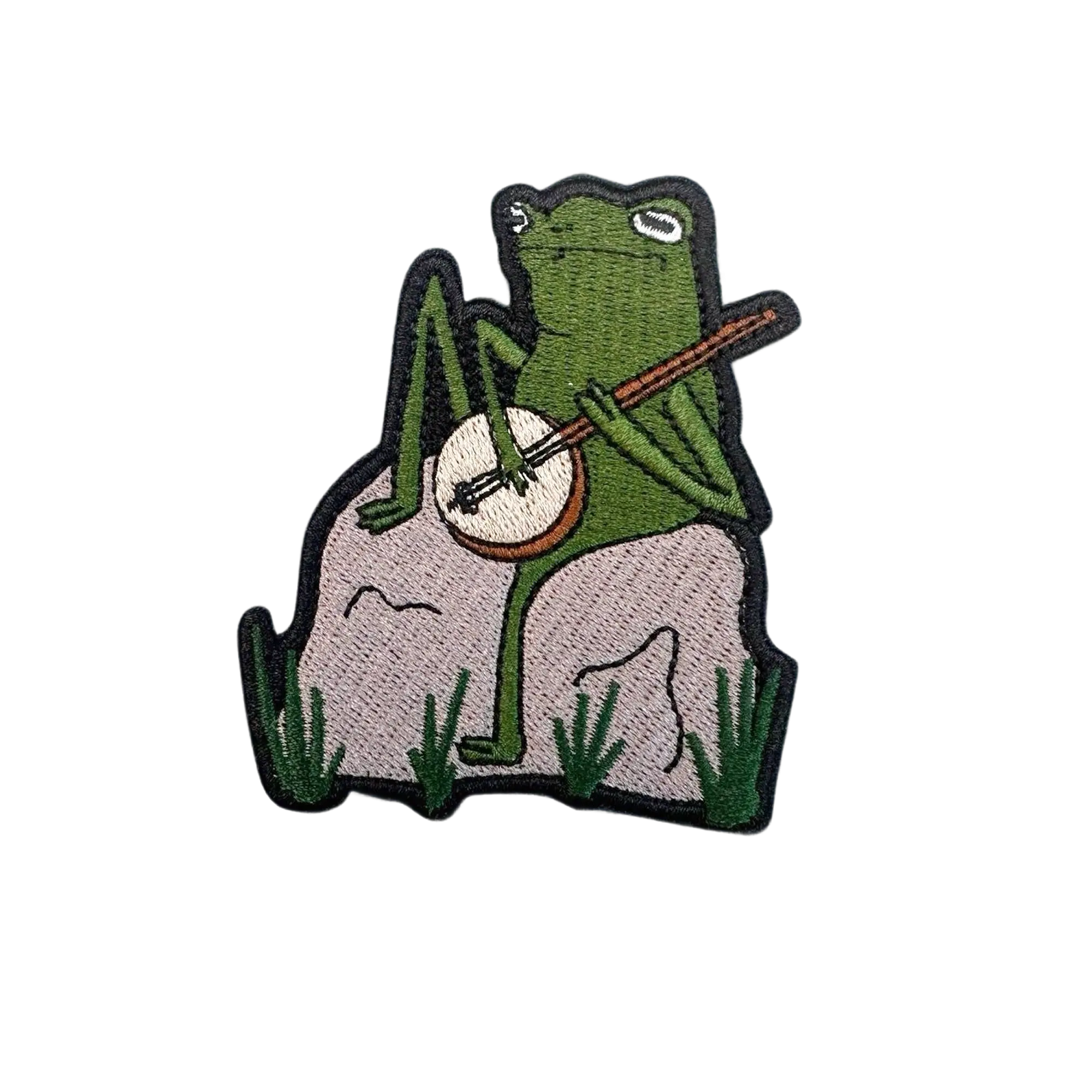 BANJO PLAYIN' FROG PATCH