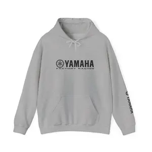 Yamaha Team Racing R1 Hoodie - Unisex Heavy Blend Sweatshirt, Motorcycle Racing Apparel, Racing Fans Gift, Graphic Print Hooded Jumper, Moto