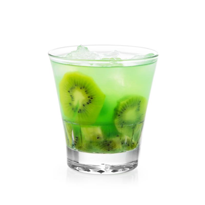 Libbey Bellevue Double Old Fashion Glass Set, 11.5 Oz, Clear, Retro Double Walled Whiskey Glasses, Modern Glassware Set of 4 for Cocktails, Water, and More