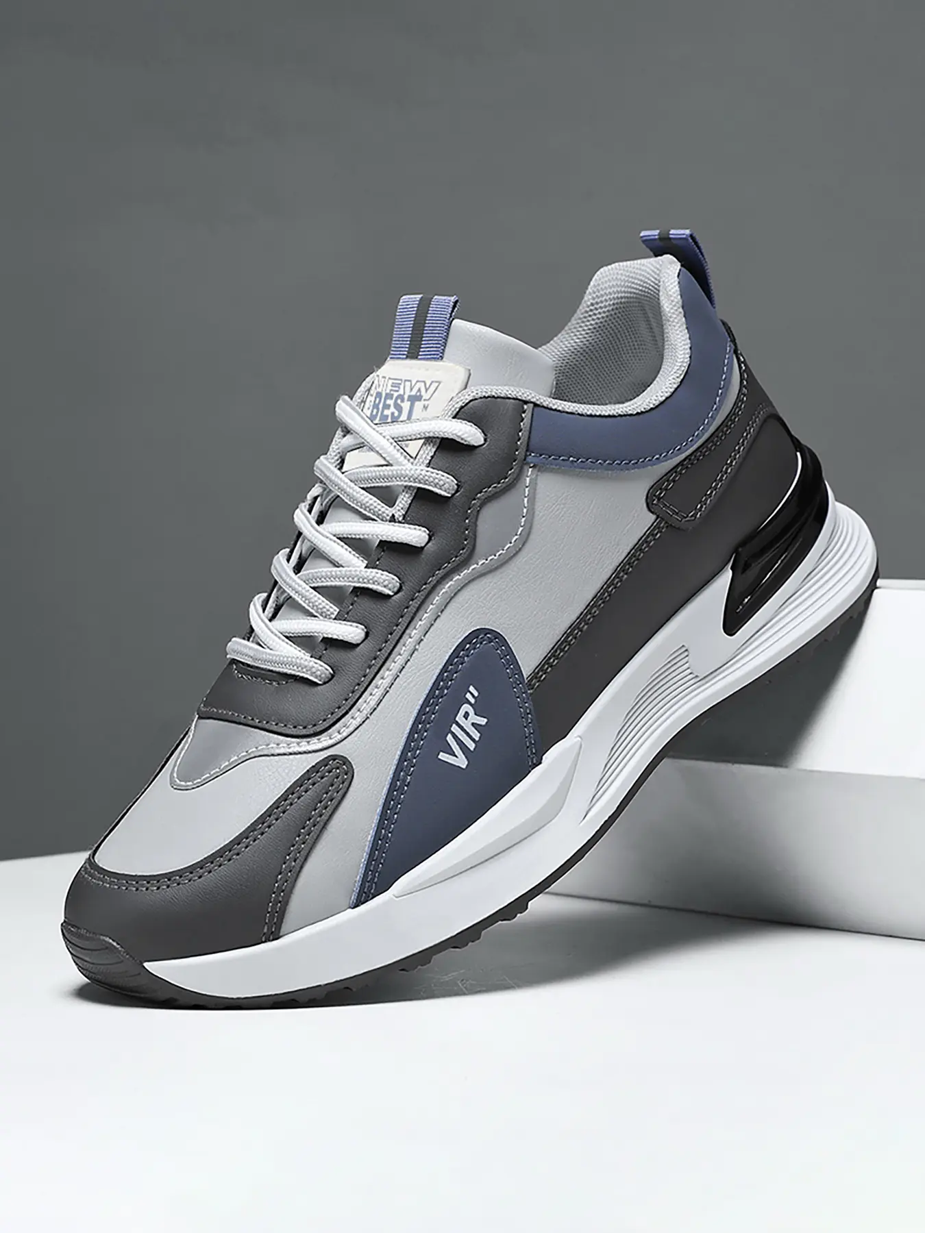 Men's Fashion Sporty Casual Shoes, Comfortable Low Top Sneakers with Laces, Stylish Design for Daily Wear & Outdoor Activities, Fashionable Casual Sneakers, Lace Up Sneakers, Sneakers Fashion Footwear, Casual Use Sneaker