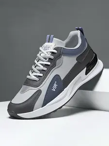 Men's Fashion Sporty Casual Shoes, Comfortable Low Top Sneakers with Laces, Stylish Design for Daily Wear & Outdoor Activities