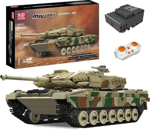 [Remote/APP Control]Mould King MOC Leopard 2 Tank Building Block Kits, Military Vehicle Model Construction Block Sets, Adult Collectible Model Kits, Boy Toys for Christmas and Birthday Gifts(1091PCS) Educational Simulation Motor Imagination