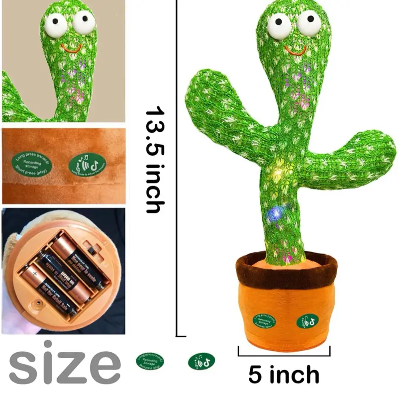 Dancing Talking Cactus Toy