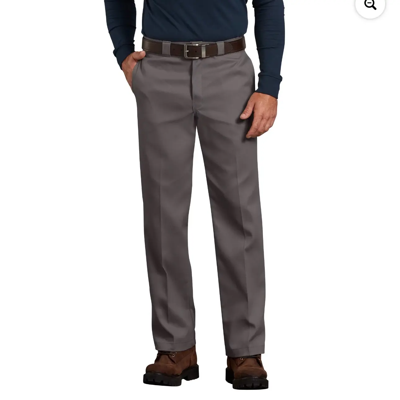 Dickies Men's Flex 11874 Work Pant, Gravel Gray, Size 44x30, Moisture Wicking, Wrinkle Resistant, Tough on Stains, Cotton and Polyester Fabric