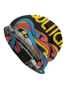 1 PC Bonnet Hats Men Women's Thin Hat Vintage 70S Souls Trains Autumn Spring Warm Cap Design Skullies Caps Beanie Fitted