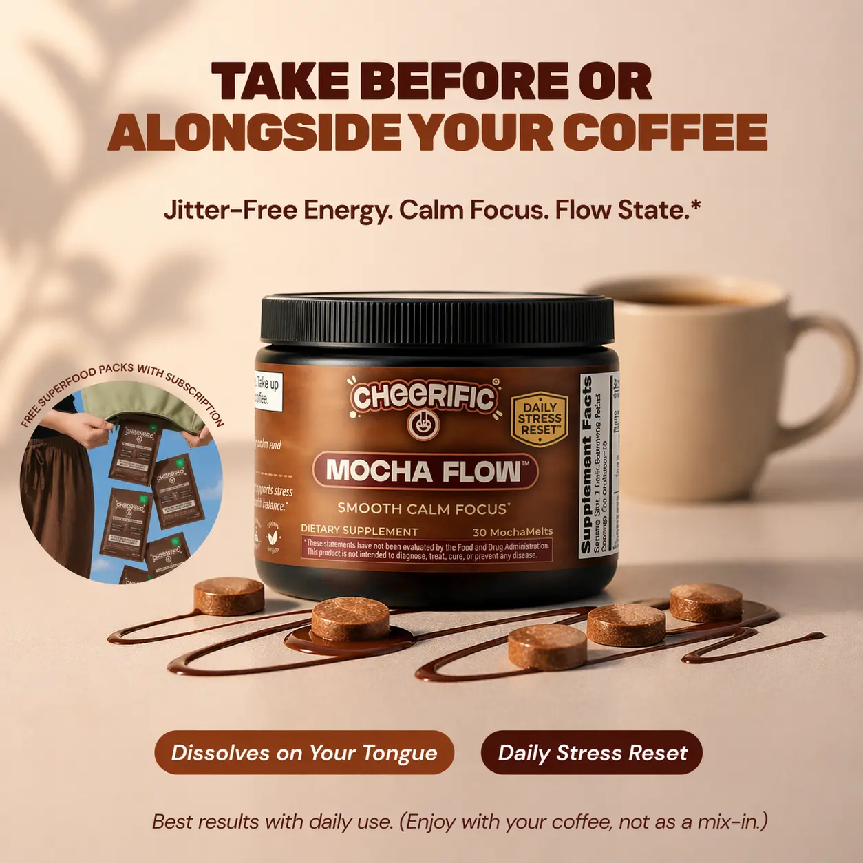 Mocha Flow™- 30 Focus MochaMelts™