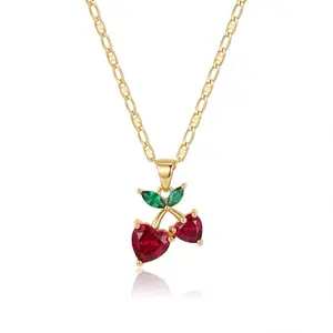Heart Cherry necklace