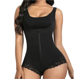 Get Waisted Fajas Womenswear Shapewear Compression Comfortable Fit Piece bodysuits simple tianfu c crew neck minimalist breathable hip bodysuit