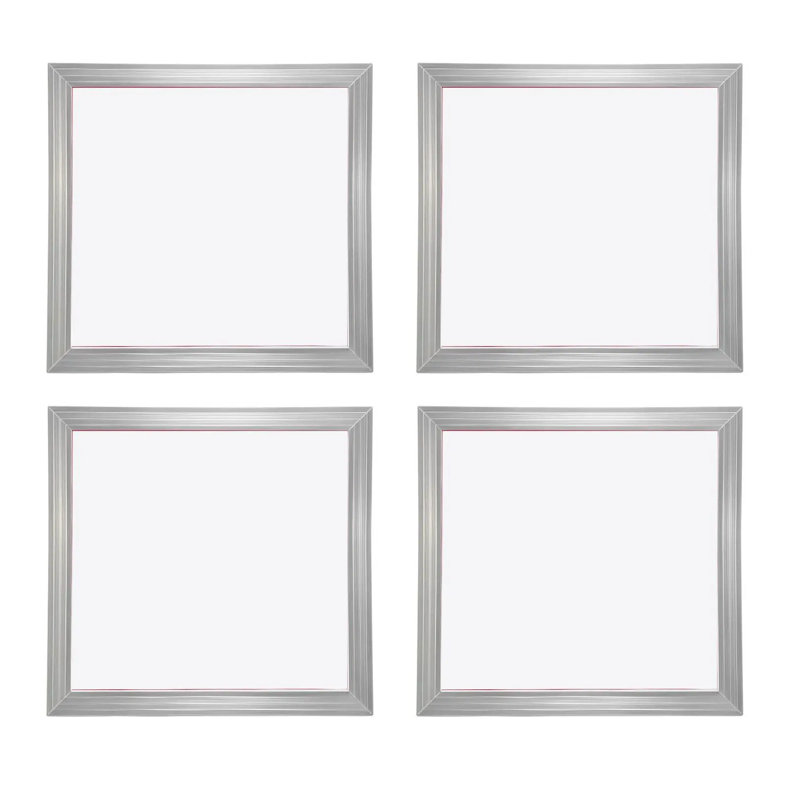 VEVOR Screen Printing Kit, 4 Pieces Aluminum Silk Screen Printing Frames, 20x20inch Silk Screen Printing Frame with 110 Count Mesh, High Tension Nylon Mesh and Sealing Tape for T-shirts DIY Printing