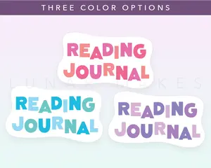 Reading Journal Sticker | Book Tracker Notebook DIY Booktok Stickers