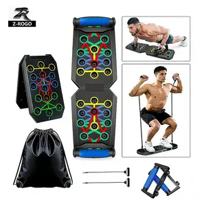 Z-ROGO,home workout equipment multi-functional pushup , Push-up Board Training Set, Pull Bar, Chest Muscle Abdominal Muscle Training Equipment for Men & Women, Fitness Enthusiasts, Upper Body Strength Detachable Versatile back training Device