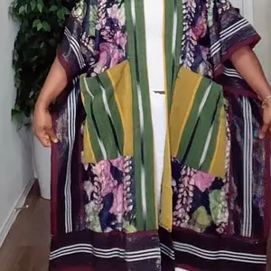 Brocade batik kimono