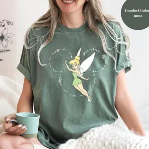 Comfort Colors Tinker #bell Shirts, Tinkerbell shirt, Magic Kingdom Shirts, Magic Castle Shirts, Tinker couple shirts, Magic Kingdom Family shirts, Full Size, Full Colors