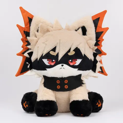 PLUSHSHOP 17in Cute Bakumeow Plush Stuffed Toy - Stuffedanimals, Quirky Gifts, Anime Gift Ideas, Cuddly Doll, Cute Animal Toys Set, Decoration for Birthday Presents & Aesthetic Rooms