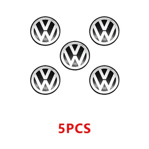 Car Key Emblem Decoration Sticker, Custom Replacement Logo Patch, Remote Control Key Button Beautification, Easy Install, Suitable for Volkswagen